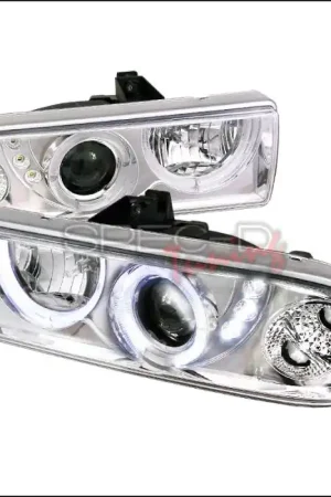 Chevrolet S10 Spec-D Projector Headlights - Chrome Housing - LHP-S1098-RS No Minimum Order