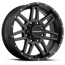 Premium Raceline 931B Injector 6X135/6x139.7 17x9 +0 Matte Black