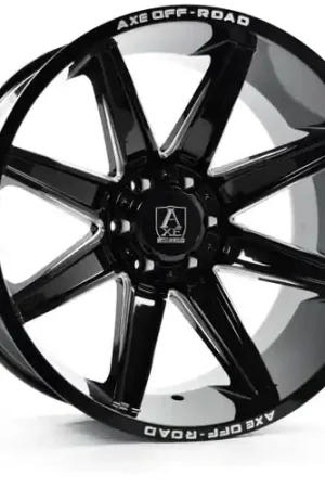Budget Axe ARTEMIS 6x135/6x139.7 26X14 -76 GLOSS BLACK MILLED