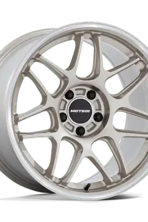 Motegi MR158 TSUBAKI 5X114.3 18x9.5 +40 MOTORSPORT GOLD W/ MACHINED LIP Discount