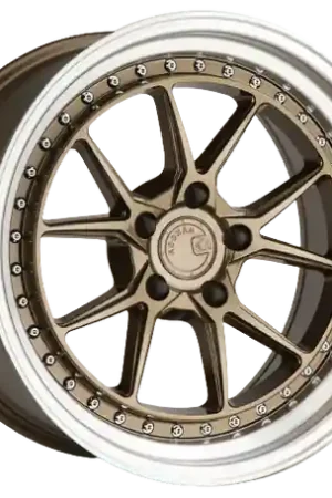 Aodhan DS08 5X120 19x8.5+35 Bronze w/Machined Lip Same Day Shipping