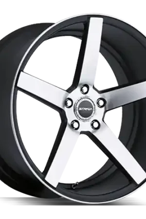 Secure Checkout Strada Perfetto 6x139.7 28x10 +24 Gloss Black Machined