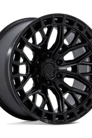 Fuel 1PC FC869 SIGMA 6X135 17x9 +1 BLACKOUT W/ GLOSS BLACK LIP Luxury