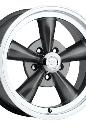 Money Back Guarantee Vision American-Muscle 141H 5x120.65 15x8+0 Gunmetal Machined Lip