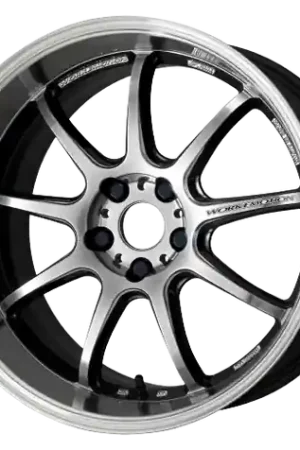 New Release Work Emotion D9r 5x114.3 18x10.5 +23 Gt Silver Rim Cut