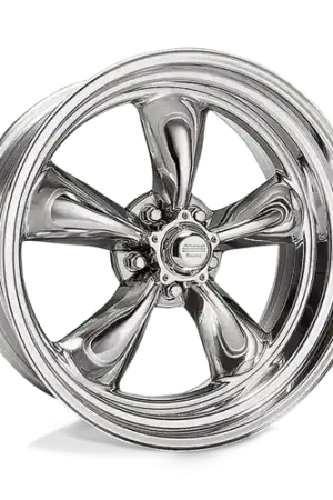 American Racing Vintage VN505 TORQ THRUST II 5X120.65 17X8 +8 POLISHED Worldwide Shipping