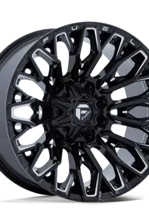 Fuel 1PC FC865 STRIKE BLANK 22x12 -44 GLOSS BLACK MILLED Special Offer