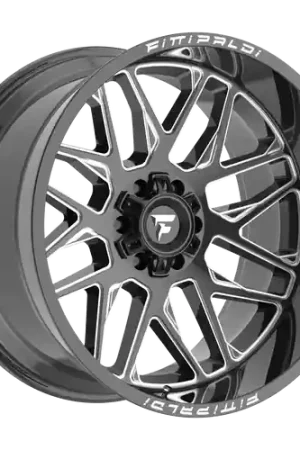 Fittipaldi Offroad FA19BM 8X180 20x9 +18 Gloss Black Milled Warranty Included