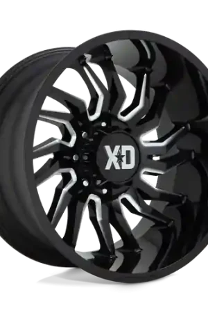Same Day Shipping XD XD858 TENSION 5X127 20X10 -18 GLOSS BLACK MILLED