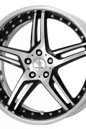 Viral DURANDAL DD5.2 BLACK POLISHED 5x105 18X9.5 +71MM