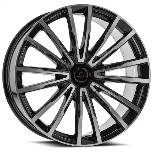 Top Pick Cavallo CLV-47 6x135/6x139.7 24x9 +25 Gloss Black & Machined