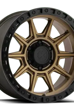 Modern ATX Series AX202 5X139.7 16X8 0 MATTE BRONZE W/ BLACK LIP