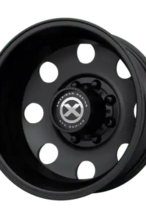 Top Pick ATX Series AX204 BAJA DUALLY 8X165.1 16X6 -134 SATIN BLACK - REAR