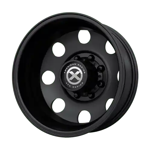 Top Pick ATX Series AX204 BAJA DUALLY 8X165.1 16X6 -134 SATIN BLACK - REAR