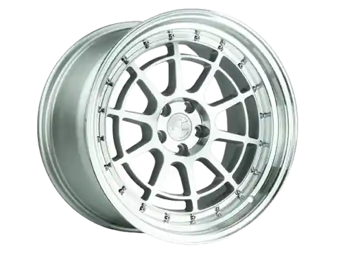 Original Aodhan AH04 5x100 / 5x114.3 17x9+25 Silver w/Machined Face