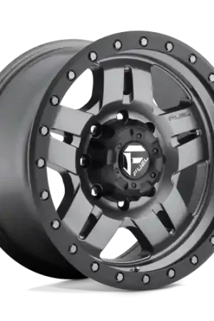 No Minimum Order Fuel 1PC D558 ANZA 6X139.7 17X8.5 -6 MATTE GUN METAL BLACK BEAD RING