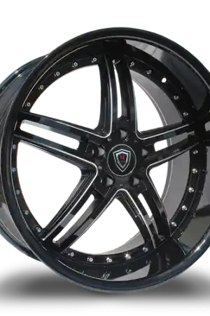 Must Have MARQUEE WHEELS M5329 5x112 20x9+35 BLACK / MILLED