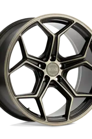 Worldwide Shipping XO HELSINKI 5X112 22X10.5 +20 DARK BRONZE W/ BRUSHED BRONZE FACE