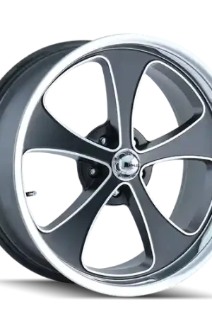 Order Now Ridler Type 645 5x114.3 18x9.5+0 Matte Black/Machined Face/Polished Lip