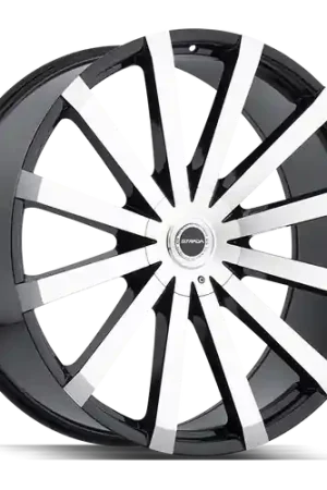 Super Sale Strada Gabbia Blank 28x10 +15 Gloss Black Machined