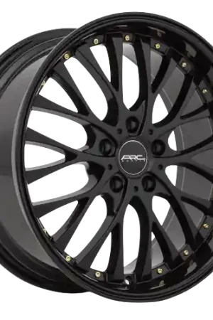 Seasonal Sale ARC AR6 5x110 18x9  +35 All Black Gold Rivet