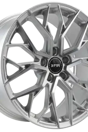 F1R FS3 5x114 18x9.5 +38 Machine Silver Brand New