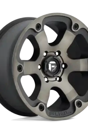 Fresh Stock Fuel 1PC D564 BEAST 6X139.7 20X12 -44 MATTE BLACK DOUBLE DARK TINT