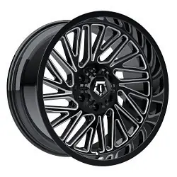 TIS 553BM 8X170 22x10 -12 Gloss Black Milled Limited Edition