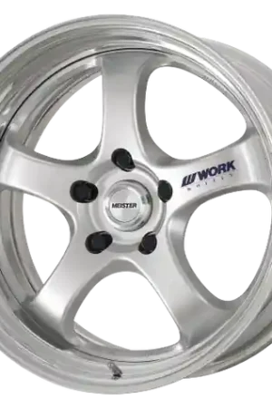 Work Meister S1R 5x108 17x8+12 O Disk Feinheit Silver II Warranty Included