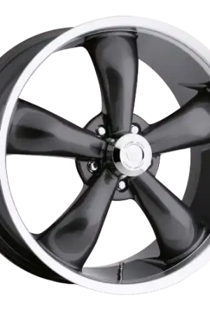 Fast Shipping Vision American-Muscle 142 Legend 5x114.3 18x8.5+32 Gunmetal Machined Lip