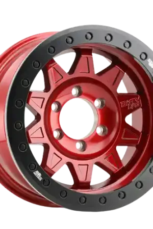 Dirty Life Roadkill Race 9302 8x165.1 17x9-14 Crimson Candy Red W/Black Ring Certified