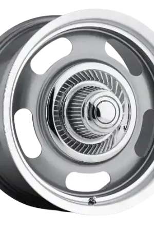 Vision American-Muscle 55 Rally 5x120.65 17x8+0 Gunmetal Machined Lip Instant Buy