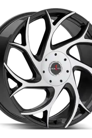 Ignite Inferno 5x108/5x114.3 22x8.5 +35 Gloss Black Machined Holiday Sale