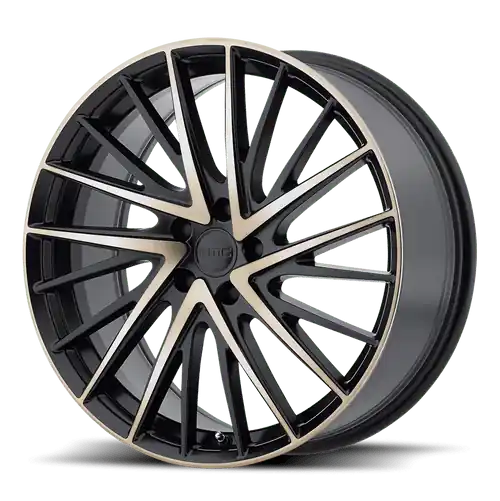 Fresh Stock KMC KM697 NEWTON 5X120 18X8 +35 SATIN BLACK W/ MACHINED FACE AND TINTED CLEAR
