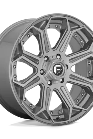 Price Cut Fuel 1PC D705 SIEGE 6X139.7 22X10 -18 BRUSHED GUN METAL TINTED CLEAR