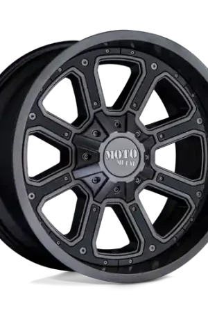Best Price Moto Metal MO984 SHIFT 5X127/5X139.7 20X9 -12 MATTE GRAY GLOSS BLACK INSERTS