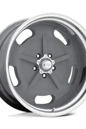 Secure Checkout American Racing Vintage VN470 SALT FLAT 5X120.65 17X9.5 -19 MAG GRAY W/ CENTER POLISHED BARREL