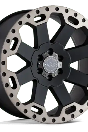 Discount Black Rhino WARLORD 8X170 22X10 +12 MATTE BLACK W/ MACHINED DARK TINT