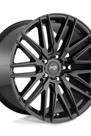 Niche 1PC M164 ANZIO 5X112 20X9 +38 GLOSS BLACK Flash Sale