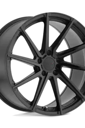 Professional Grade TSW WATKINS 5X120 20X9 +35 DOUBLE BLACK - MATTE BLACK W/ GLOSS BLACK FACE