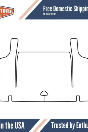 Luxury Trunk Floor Mat Cover for 70-71 Ford Torino Ultra High Definition Rubber Smooth