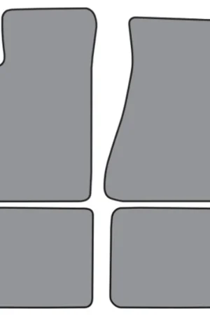 Brand New Floor Mats for 1982-1984 Pontiac Firebird Trans Am Molded 4pc (FM04F FM18R)