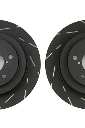 EBC Brakes USR Series Sport Slotted Rear Brake Rotors - 2002-2005 Subaru WRX / 1998-2008 Forester Today Only