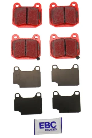 Best Price EBC Brakes Redstuff Ceramic Low Dust Disc Brake Pads - 2017-2020 Subaru BRZ / 2015-2017 STI / 2004-2014 Impreza / 2019 Toyota 86