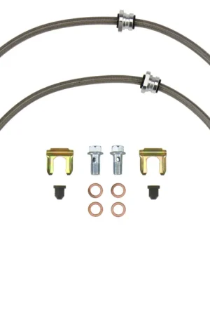 FactionFab Rear Stainless Steel Brake Lines - 2004-2007 Subaru STI Fan Favorite