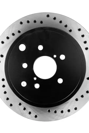 Trending StopTech Rear Drilled Sport Brake Rotor Left - 2013-2024 Scion FR-S / Subaru BRZ / Toyota GR86