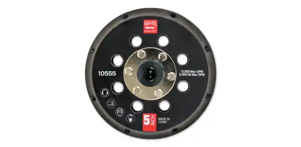 New Arrival Griots Garage 5in Vented Orbital Backing Plate (G9)