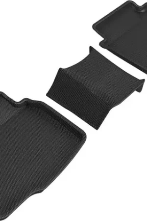 3D MAXpider Custom Fit Kagu Floor Mat For 20-22 Subaru Legacy / Outback - 2nd Row (Black) High Quality