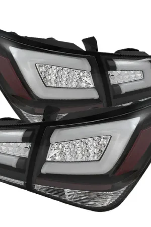 Spyder Chevy Cruze 2011-2014 Light Bar LED Tail Lights Black ALT-YD-CCRZ11-LBLED-BK Big Sale