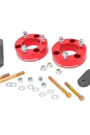 2.5 Inch Nissan Suspension Lift Kit Red 05-Up Frontier/Xterra Rough Country Budget